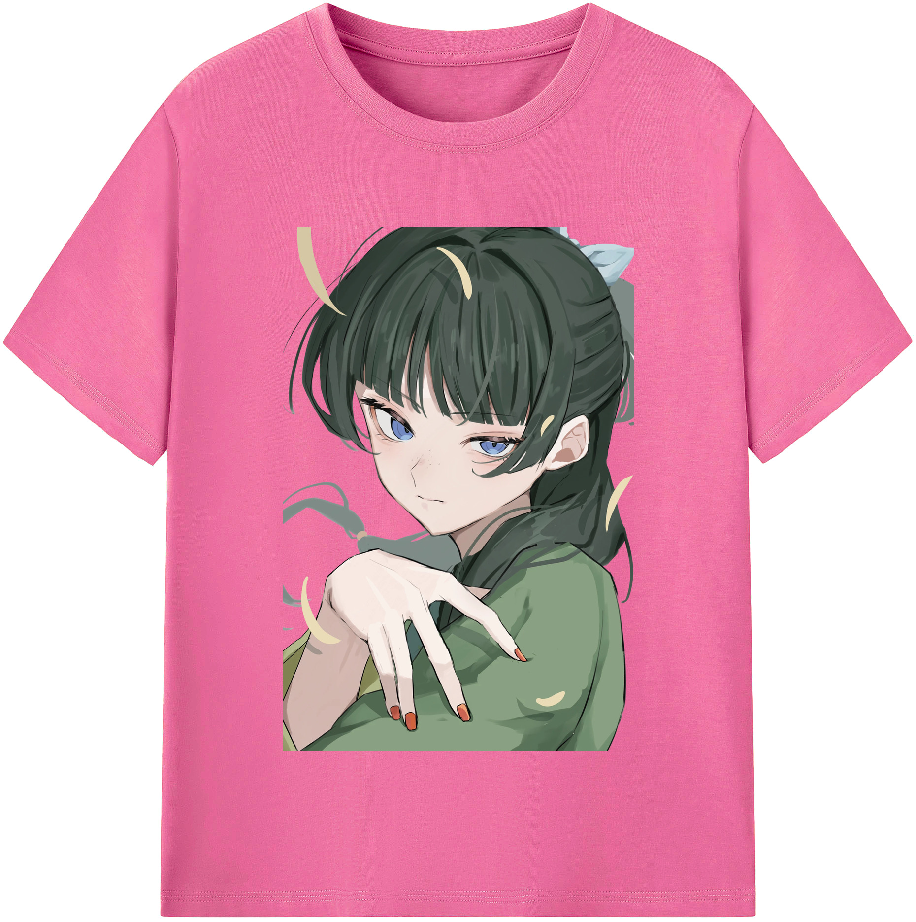 （画像用） 薬屋のひとりごと The Apothecary Diaries レディースカジュアルプリントTシャツ（綿100％）
